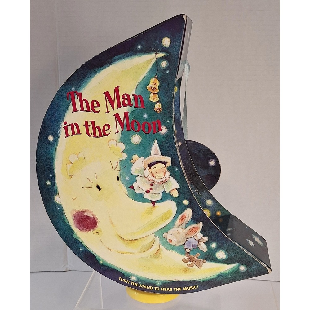 The Man in the Moon Rotating Music‎ Box with 3 Padded Storybooks Tormont Bedtime